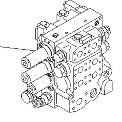 KOMATSU D65E D85E D85 হাইড্রোলিক প্রধান নিয়ন্ত্রণ ভালভ 723-63-12101